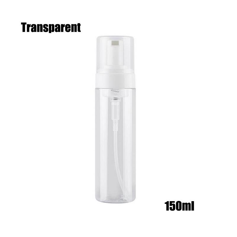 12pcs 30/50/60/100/150/200ml Plastic Transparen Foam Pump Bottle Empty Cosmetic White Soap Dispenser Foaming Bottle with Pump