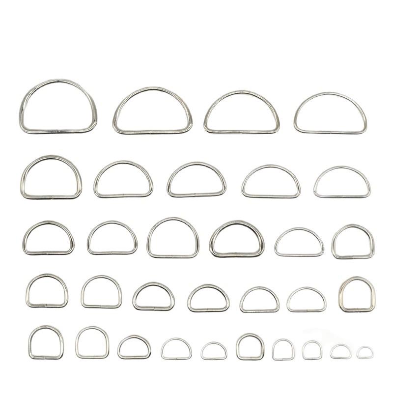 Metal D-Ring Buckle for Pet Webbing and Accessories