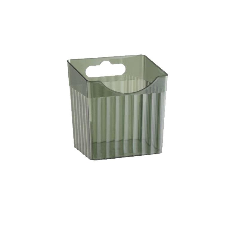 Household Kitchen Wall Mounted Storage Basket Versatile Kitchen Storage Basket зелёный