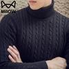 MiiOW Men's Turtleneck Knit Sweater