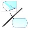 Stainless Steel Eyelash Inspection Mirror Square 8 Colors Eyelash Extension Mirror Detachable Extension Makeup Tools