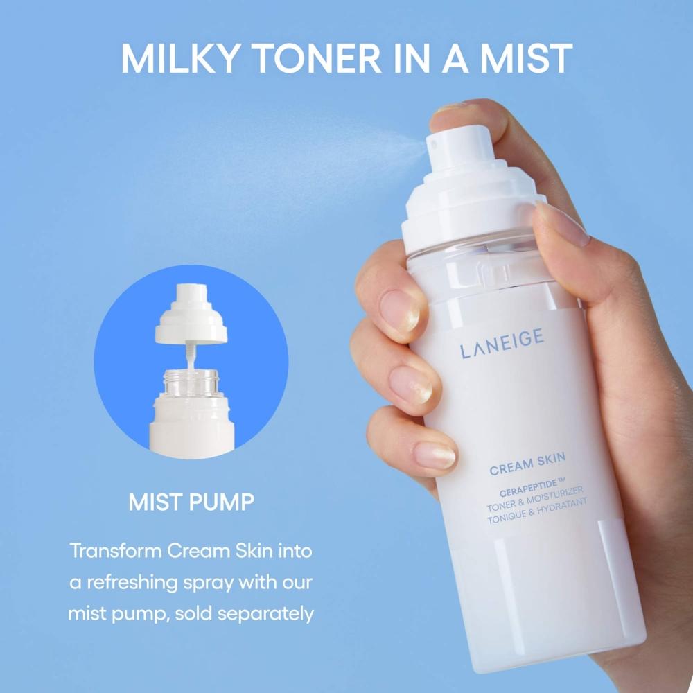 Laneige Refillable Milky Toner With Ceramides And Peptides 1 Pump
