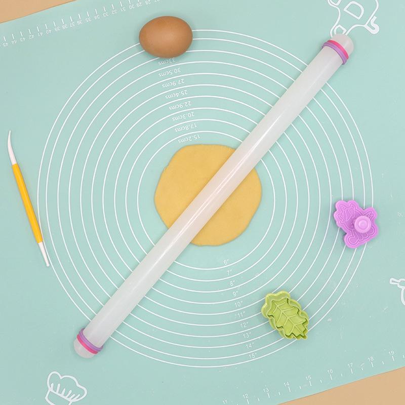 Fondant Simulation Baking Tools Plastic Rolling Pin, 9-inch & 13-inch