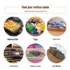 Homeglen Wicker-Style Plastic Storage Basket