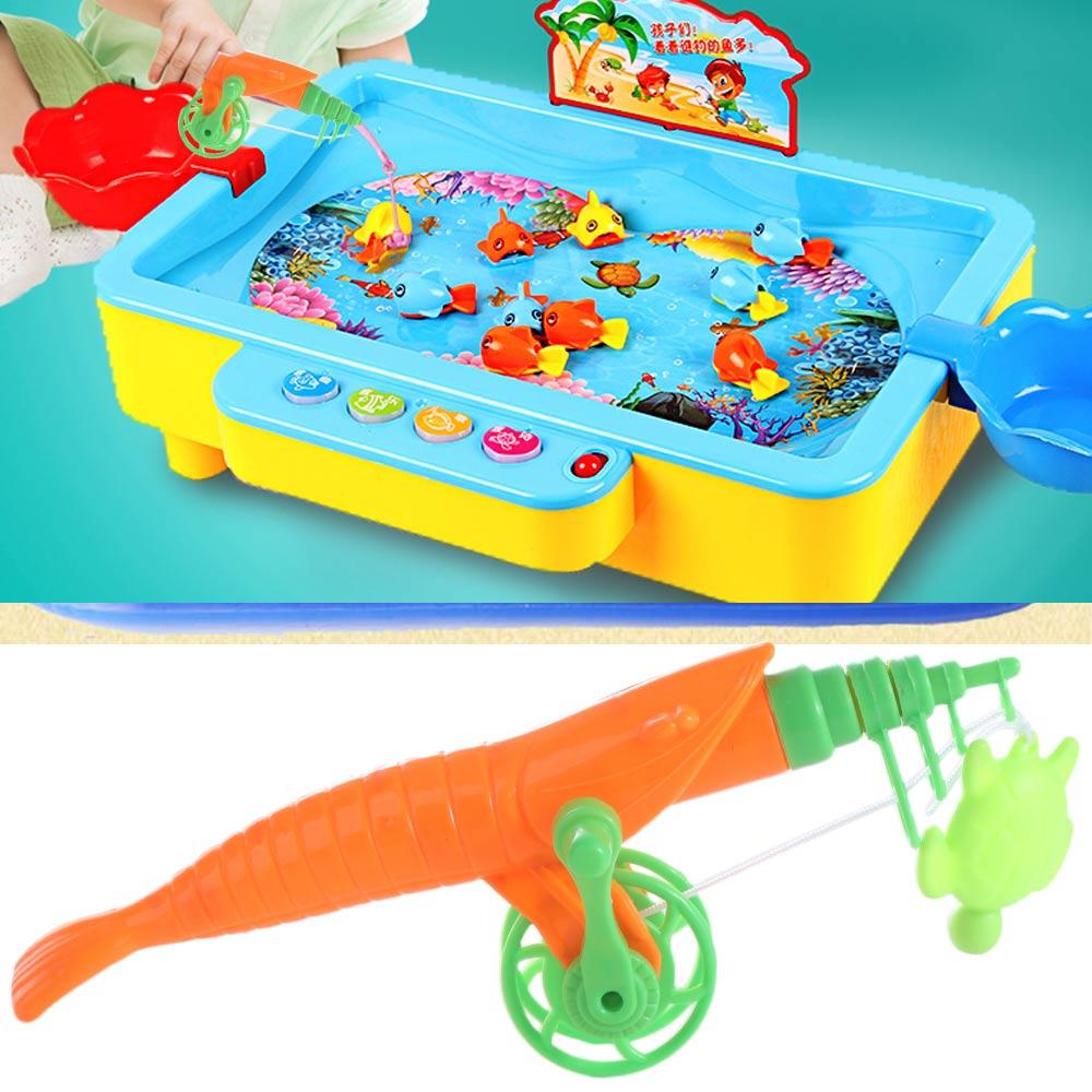 Magnetic Kids Fishing Rod Retractable Fishing Toy Children Toy Fish Model Toy  Baby Toys
