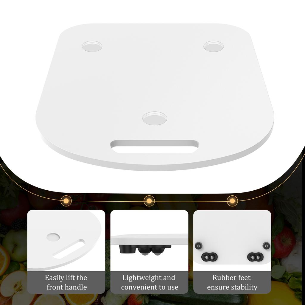 Sliding Board for Thermomix TM5 TM6 Gliding with Wheels for Food Processors Sliding Mat Easy Moving