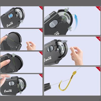 Fishing Hook Knot Tier Automatic Tying Tool Practical Multifunction Device Knotting