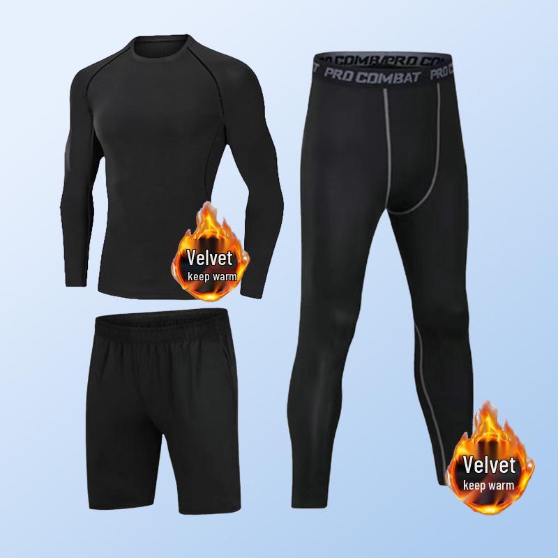 Men's Quick-Dry Sports Training Suit: Casual Fitness Running Set