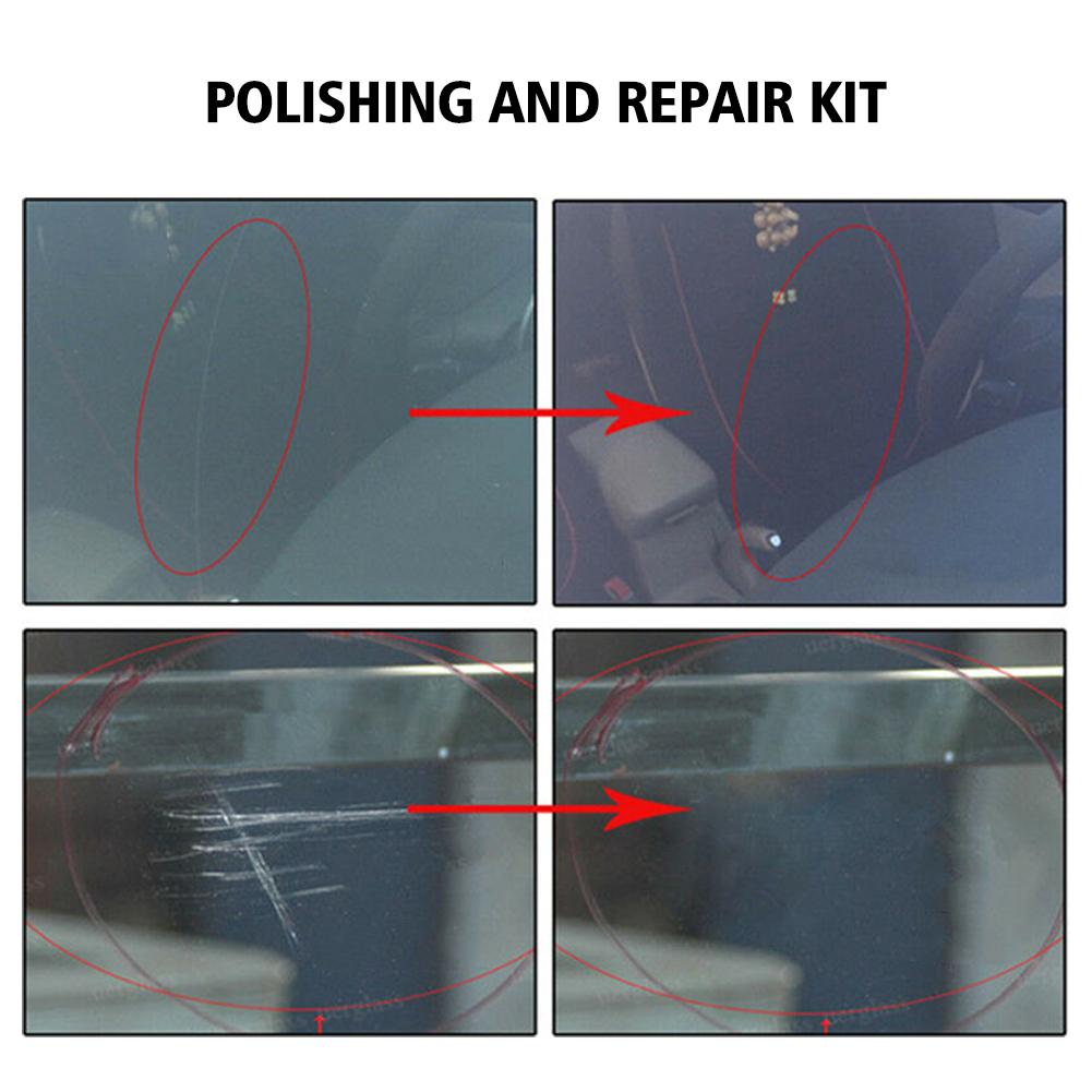 Glass Polishing Pad 8pcs Wool Felt Disc Glass Polishing Pads Adapter Sanding M10 with Kit Pad Discs Backing and Drill Buffi E8L4