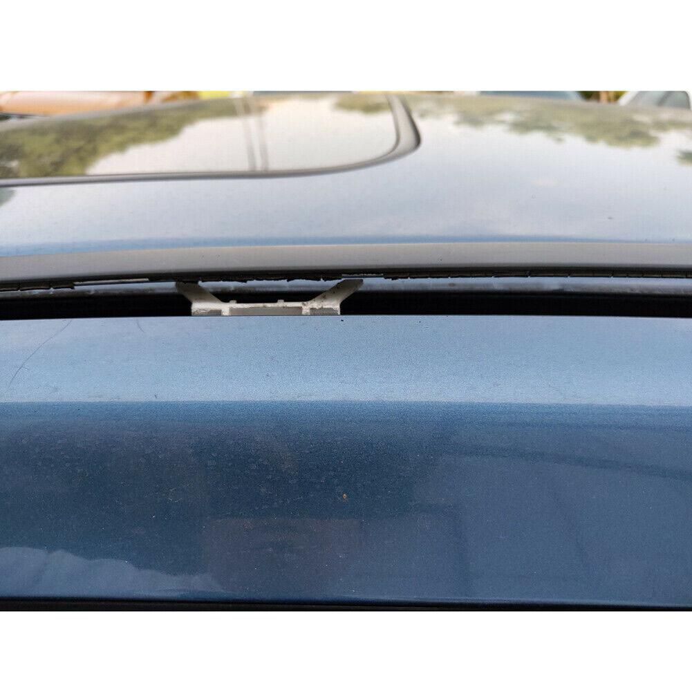 10pcs Car Roof Weather Strip Moulding Drip Rail Clips For Honda Civic 2003-2007  And Accord Roof Running Water Clips R16 White