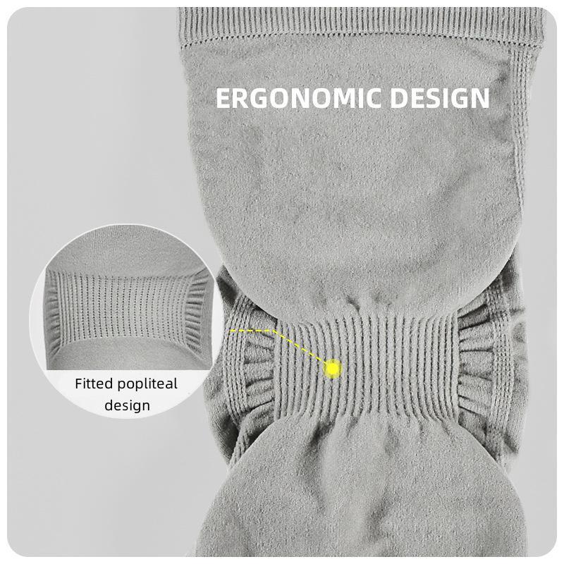 1 Pair Compression Knee Sleeve Bamboo Fibers Knee Brace Leg Support for Running Pain Management Arthritis Pain Relief Rheumatism