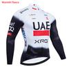 New Long Sleeve Cycling Jersey Bike Maillot Pants UAE Team Themal Fleece Ropa Ciclismo Winter Pro Bicycle Jacekt Clothing