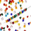 A string 4mm 6mm Irregular Crystal Glass Beads Necklace Czech Rondelle Loose Beads For DIY Jewelry Bracelet Making Accessories