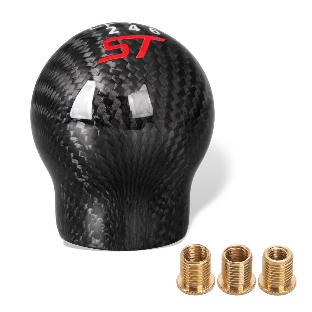 RS Carbon Fiber 6-Speed Gear Shift Knob for Focus Fiesta