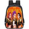Kpop Demon Hunters Childrens Backpack With Breathable Oxford Fabric For School Use