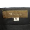 Y’s for men 90s Made in Japan Old Tapered pants M black tack Men's Used