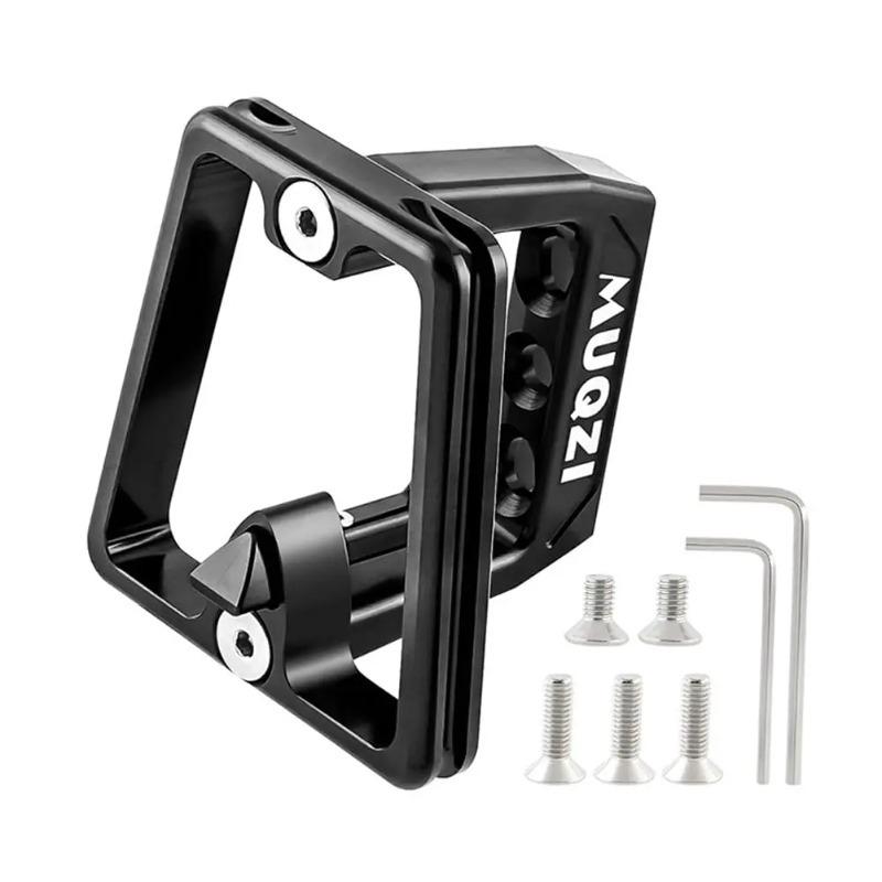 Aluminum 3-hole Front Bracket Shell with 7 Screws Suitable for Brompton Folding Bicycle Handle Basket Support Bracket Practical