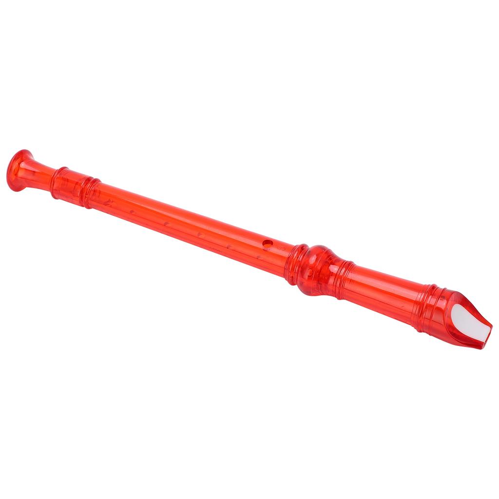 8?Hål Klarinett ABS Genomskinlig med Rengöringsstav Bärbar Diskant BlåsinstrumentRöd