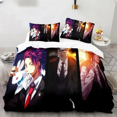 Japan  Bedding Set Hunter X Hunter Biscuit Krueger Duvet Cover Luxury Kids Soft Twin Queen King For Size Boys Bedroom