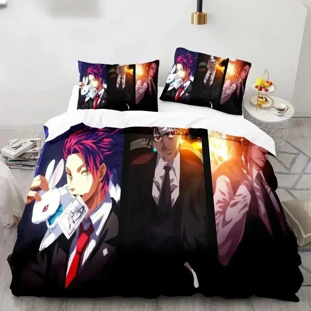 

Japan Bedding Set Hunter X Hunter Biscuit Krueger Duvet Cover Luxury Kids Soft Twin Queen King For Size Boys Bedroom 70x133cm 2pcs
