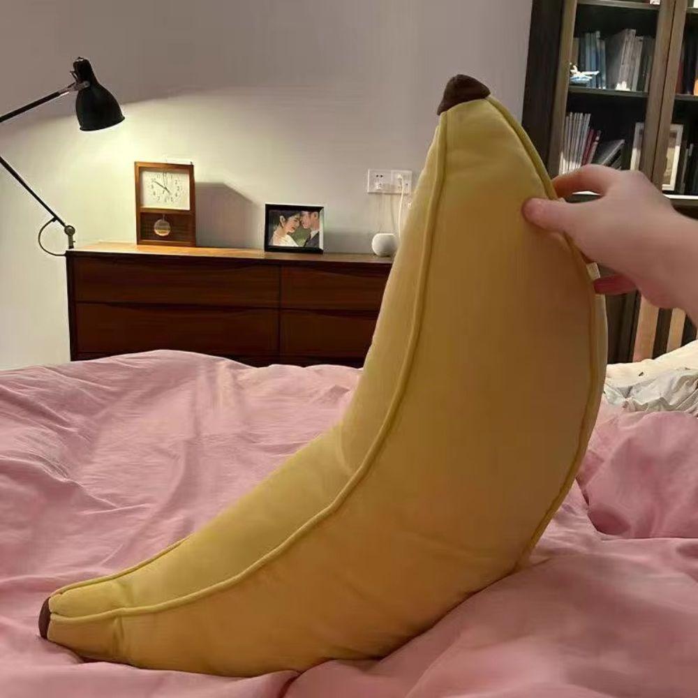 Realistic Banana Plush Doll Sleeping Fruit Doll Pillow Kids Toy Banana Throw Pillow Living Room