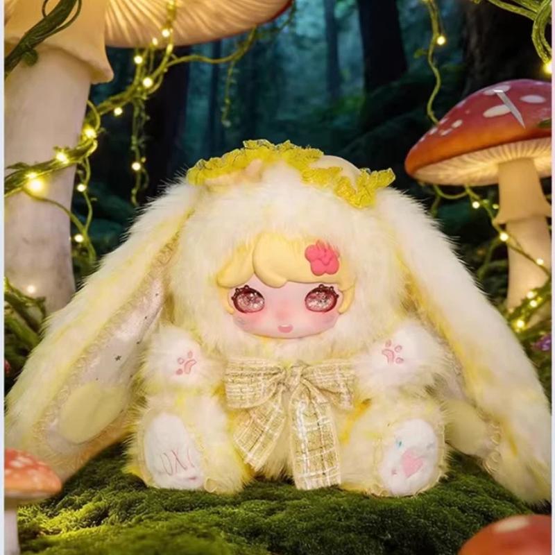 Luoxi Angel Bunny 700% Plush Blind Box Mystery Surprise Cute Doll Pendant Soft Plush Figurine Gift For Girls Birthday