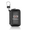 Custodia in Pelle per Chiave Auto Portachiavi Borsa con Cerniera Protezione Accessori Chiave Auto Per Cadillac Escalade Tiburon Deville Seville XT5 XTS CTS BLS SLS DTS SRX