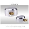 A51K-Cp-3184  Shackle Padlocks Keyed Solid Steel With 2 Keys Hide Lock Body Security Lock For Universal