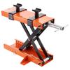 VEVOR Motorcycle Lift Scissor Jack Stand 499.5 Kg with Saddle ATV Lift Dirt Bike