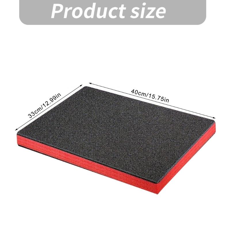25/38/50mm Dikte Hoge Dichtheid EPE Schuim Inzetstuk 40x33cm Voor Gereedschapskist Met Superieure Schokabsorptie En Bescherming