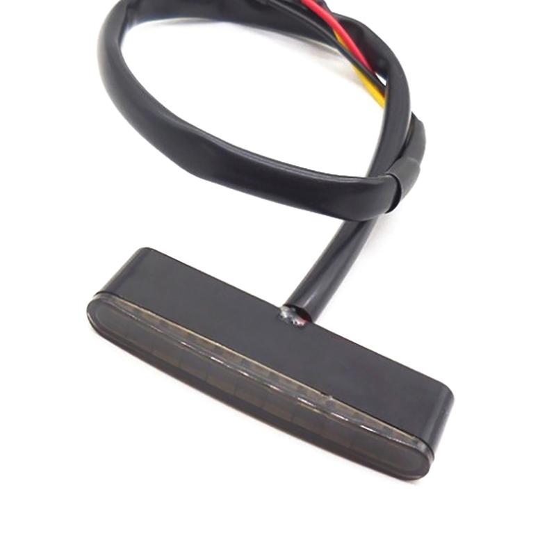 New Motorcycle Electric Bike Rear Brake Light Mini 12V 11LED Tail Stop Light Lamp For Dirt Bike Moto License Plate Light Lamp