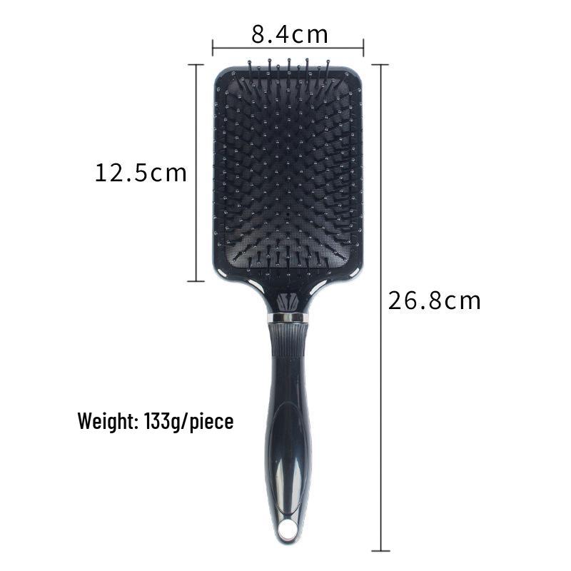 

Women s Anti-Static Airbag Cushion Brush for Scalp Massage, Long & Curly Hair, Ideal for Hairdressers & Home Use чорний