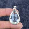 Tsavorite Gemstone Handmade 925 Sterling Silver Jewelry Pendant 1.89" M-3263