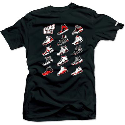 SNELOS Retro High Top Sneaker Tees - Premium Basketball T-Shirts for Men, Designed To Match Your Legacy Jordans & Celebrate