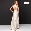 Sexy rückenfreies Modefrauen-langes Kleid ärmelloses lässiges Party-Abendkleid