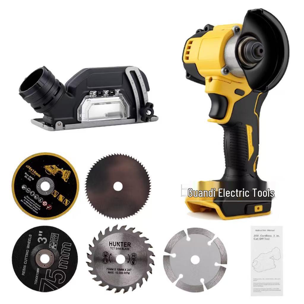 Crosser Dewei Model 3" Brushless Circular Saw - Rechargeable, Portable Cutting Machine