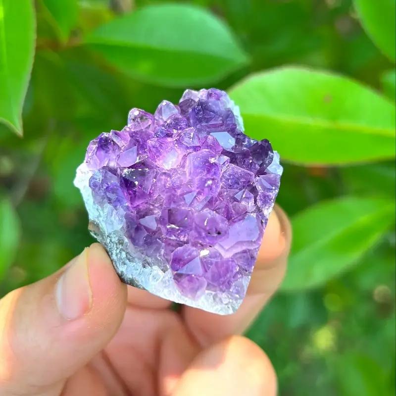 Amethyst Crystals Geode Quartz Clusters Natural Stones, DIY Jewelry Home Decor, Perfect Gift