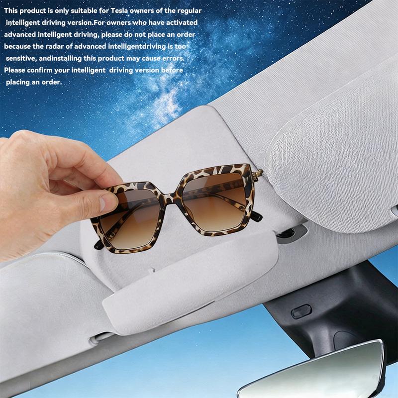 For Tesla Model Y Juniper Car Sunglasses Box Holder Panoramic Sunroof Glasses Storage For Tesla Model 3 Highland Accessories
