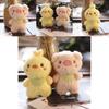 Delightful Plush Toy Keychain Yellow Chicken And Pig Stuffed Animal Keychain 11cm