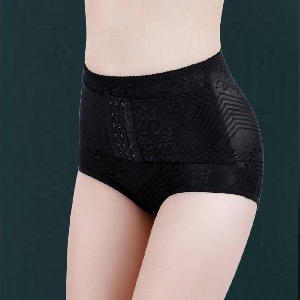 Lace Flower Postpartum Body Shapers Buckle Seamless Underwear Comfortable Butt Lifter Briefs Daily