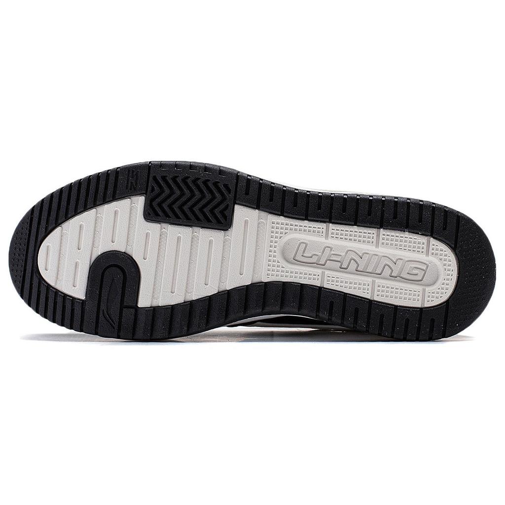 New LiNing Yamahara 2.0 Anti Slip Wear Resistant High Top Skateboard Shoes Women's Black White AGCT346-1