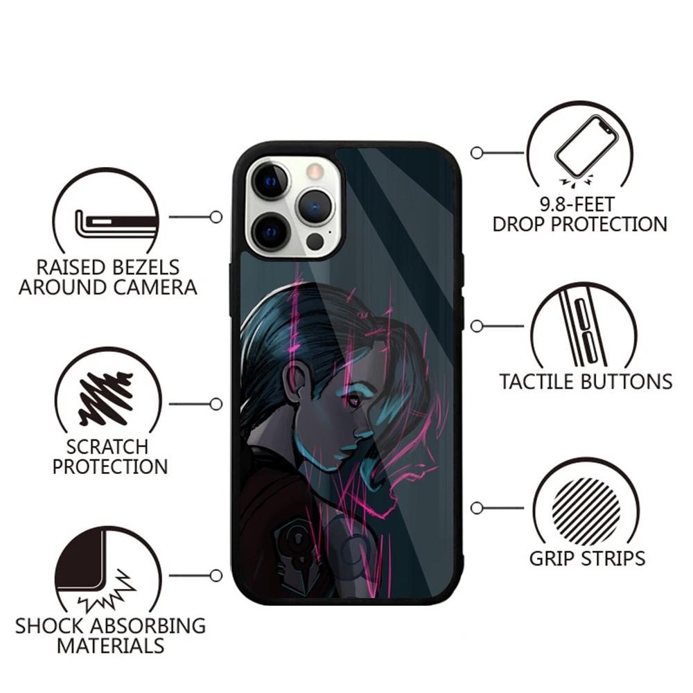 

J-Jinx Arcane L-LOL Phone Case For iPhone 16,15,14,13,12,11,Plus,Pro,Max,Mini Magsafe Magnetic Wireless Charging iPhone12