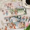 1book/20pcs Youthful Cartoon Girl Stickers, Cute Teenager Designs Smooth Surface, Easy to Peel for Handmade Cards