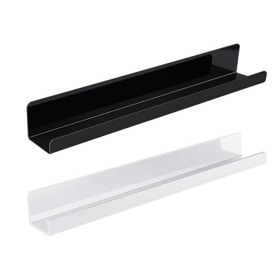 2Pcs Magnetic Bookshelf Whiteboard Reusable Metal Display Stand with Strong Magnetism Floating Book Holder