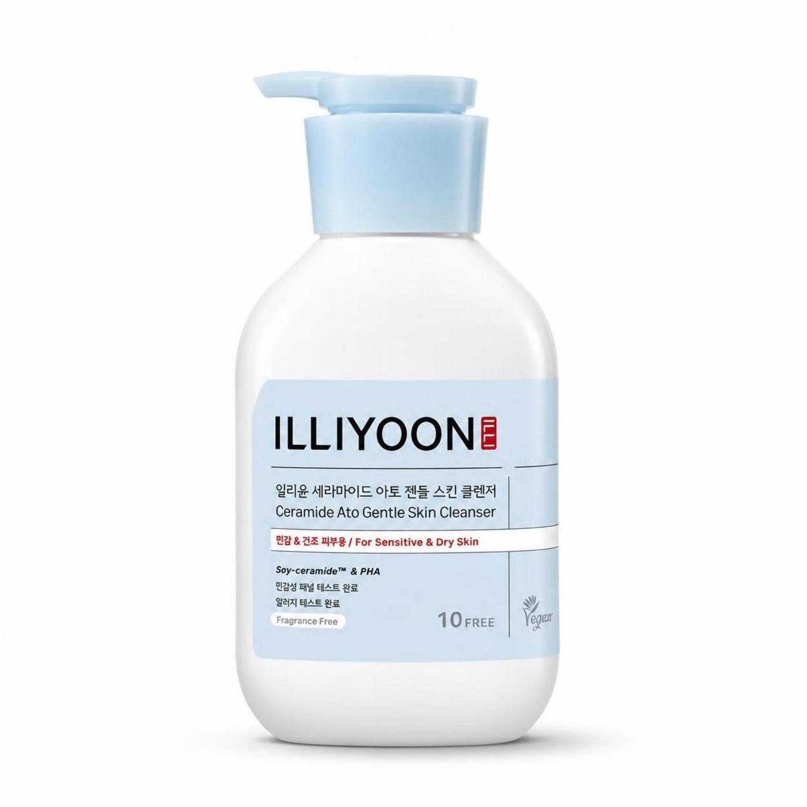 ILLIYOON Ceramide Ato 5.0 Mild Acidic Gentle Skin Cleanser Low pH Body & Face Wash 400ml