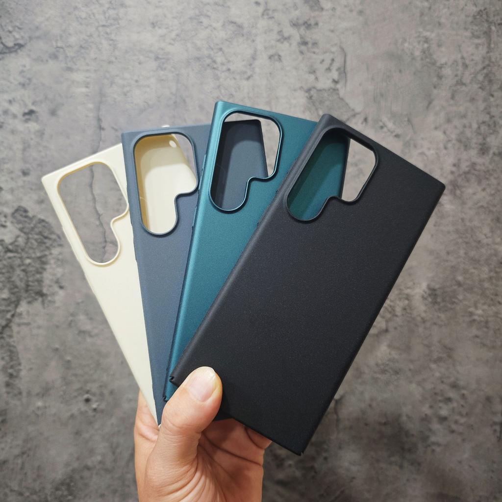 Samsung S25 Ultra Rock Sand Matte Phone Case S23 Ultra Thin Note20 Full Inclusive Anti Fall PC Hard Case A55
