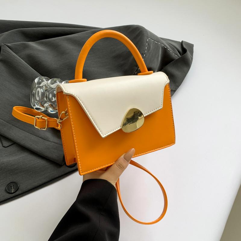 Stylish Casual Pu Shoulder Bag Small Square Fashion Handbag For Summer Trendy Look