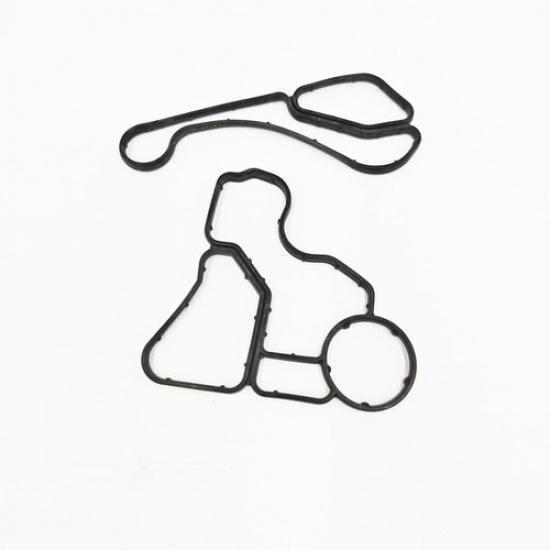 Oil Filter Housing Gasket & Cooler Seal Set 11428637820 11428637821 For BMW New