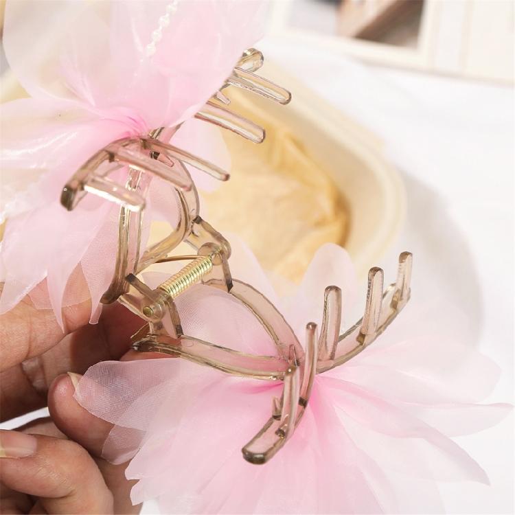 Breathable Mesh Hair Clip Hair Accessory Effortless Styling Solution Quick Morning Routine Essential For Students