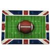 3D Printed Rugby Sports Living Room Bedroom Home Decoration Floor Mat